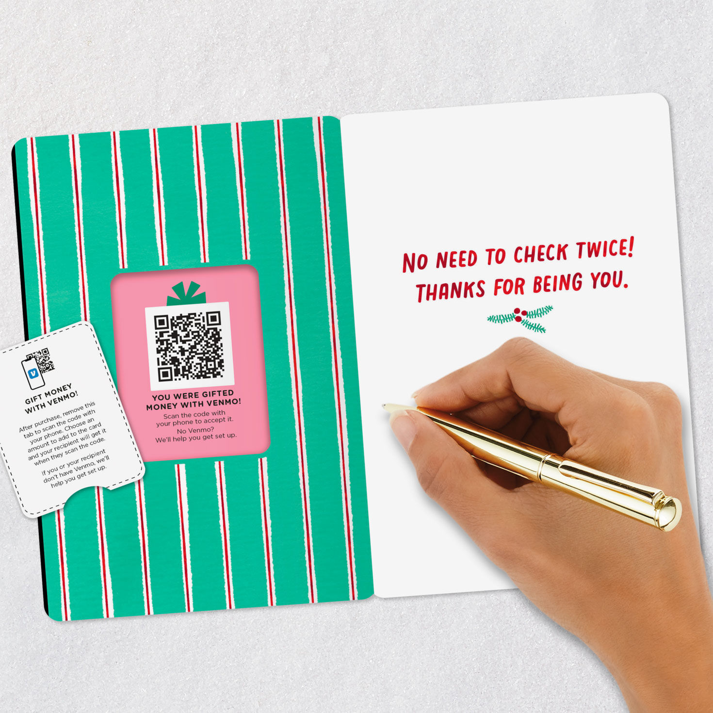 You're Nice List Material Venmo Christmas Card for only USD 4.99 | Hallmark