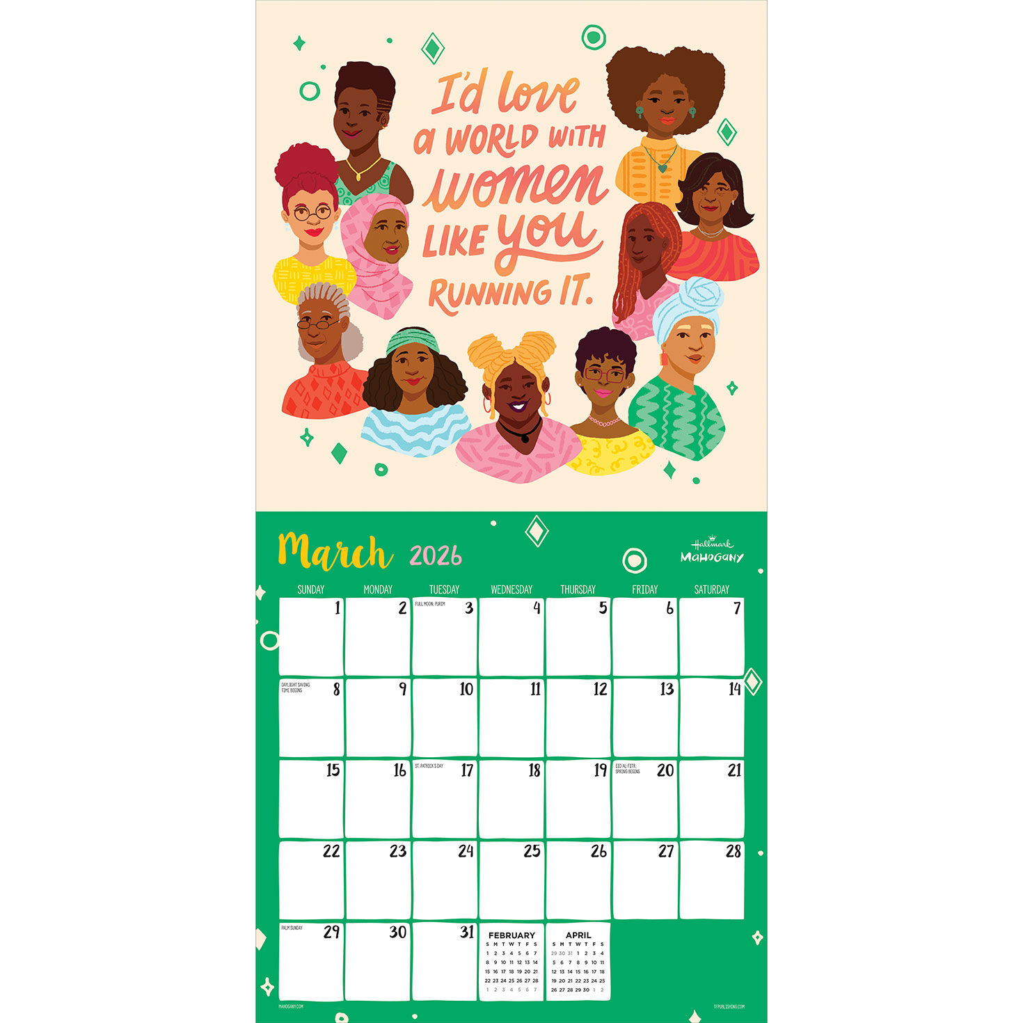 Time Factory Hallmark Mahogany Art and Inspiration 2026 Wall Calendar for only USD 16.99 | Hallmark