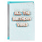 Good Vibes Birthday Card, , large image number 1