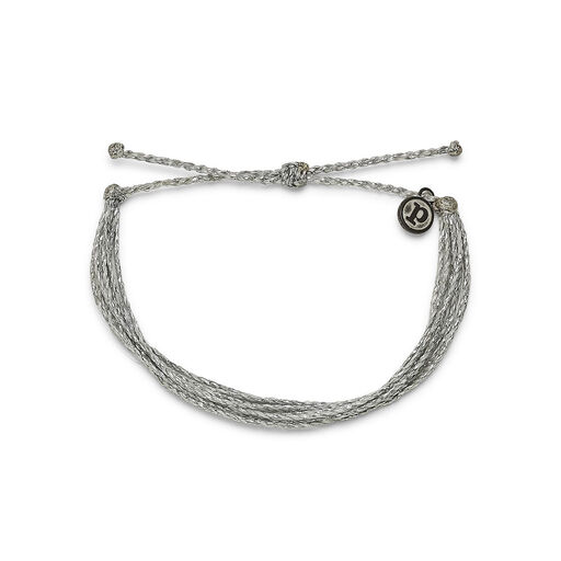 Pura Vida Original Silver Sparkle Multistrand Bracelet, 