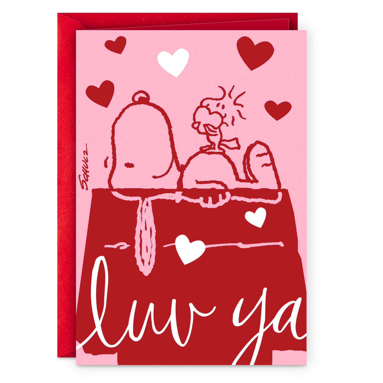 Peanuts® Count My Blessings, Snoopy and Woodstock Valentine's Day Card
