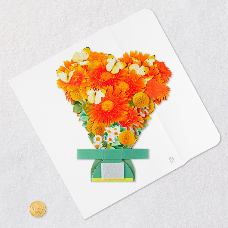 Build-a-Bouquet Butterflies and Daisies Pop-Up Paper Flowers, Butterflies and Daisies, large image number 7