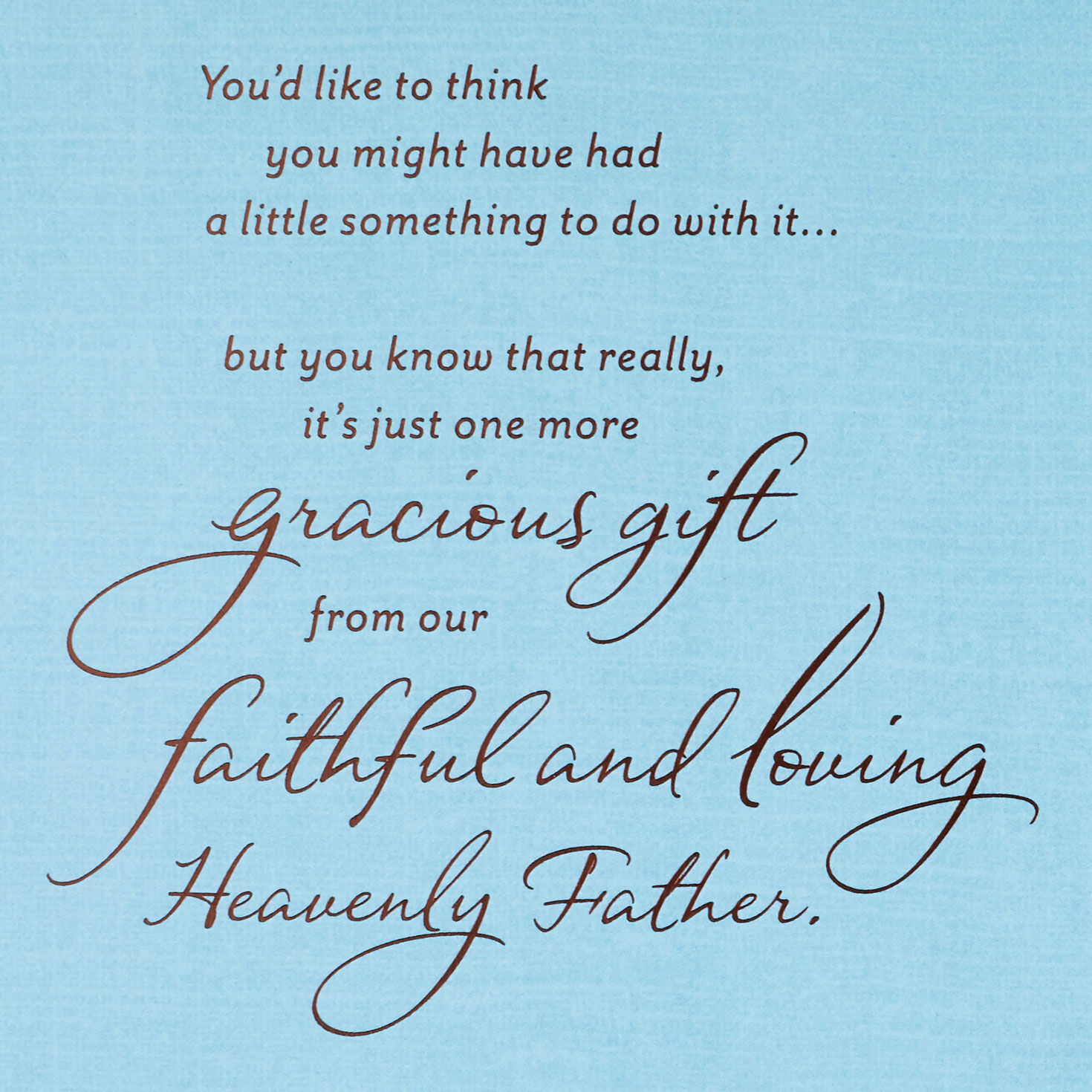 Pride and Joy Religious Father's Day Card for Son, , large image number 2