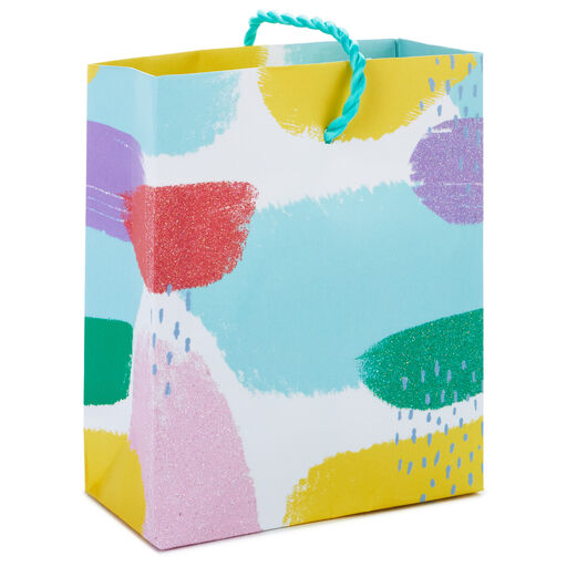 4.6" Pastel Brushstrokes Mini Bag Gift Card Holder, 