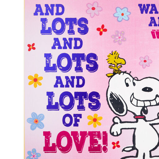 Peanuts® Snoopy Lots of Love Easter Card, 