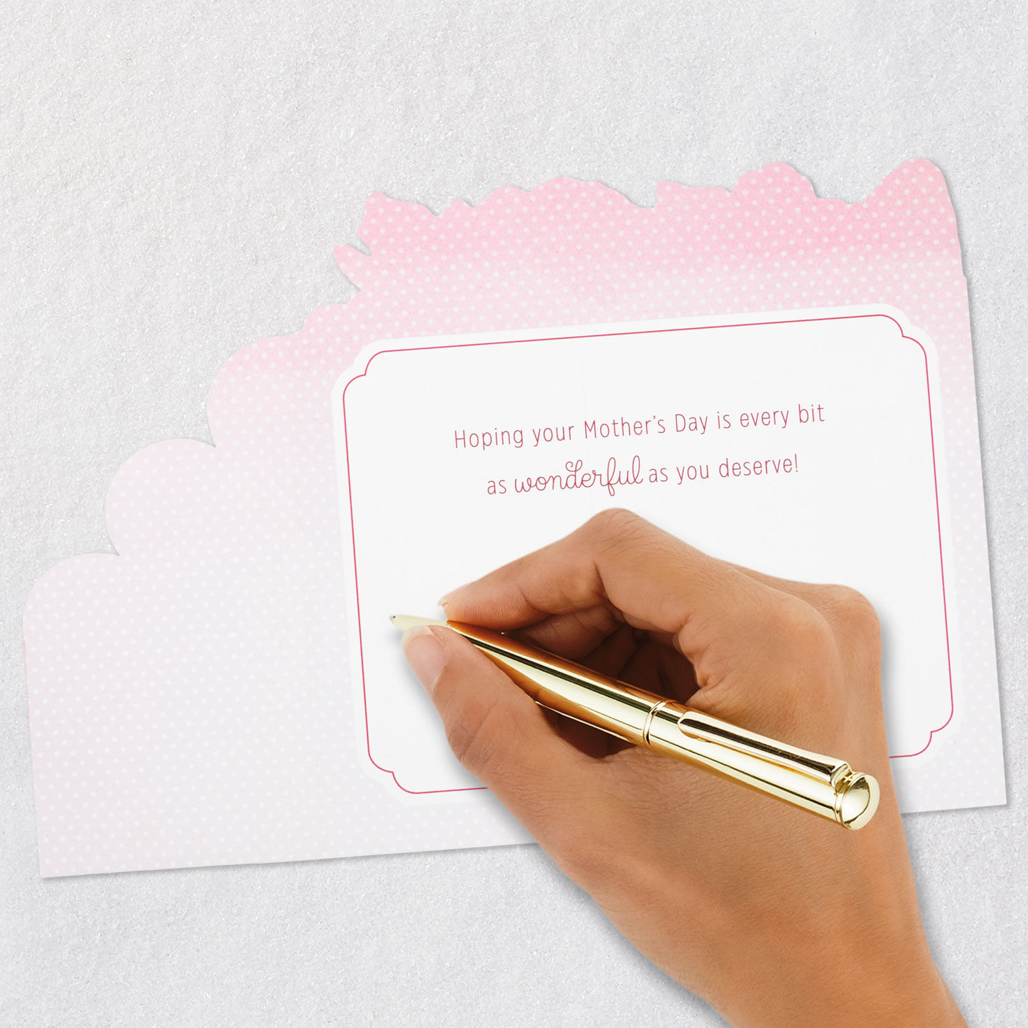 Marjolein Bastin Butterflies and Flowers Pop-Up Mother's Day Card signing card image number 6