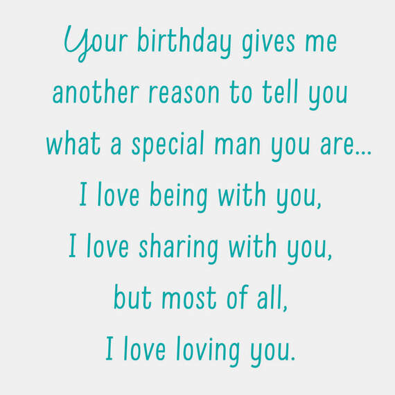I Love Loving You Birthday Card for Husband, , large image number 2