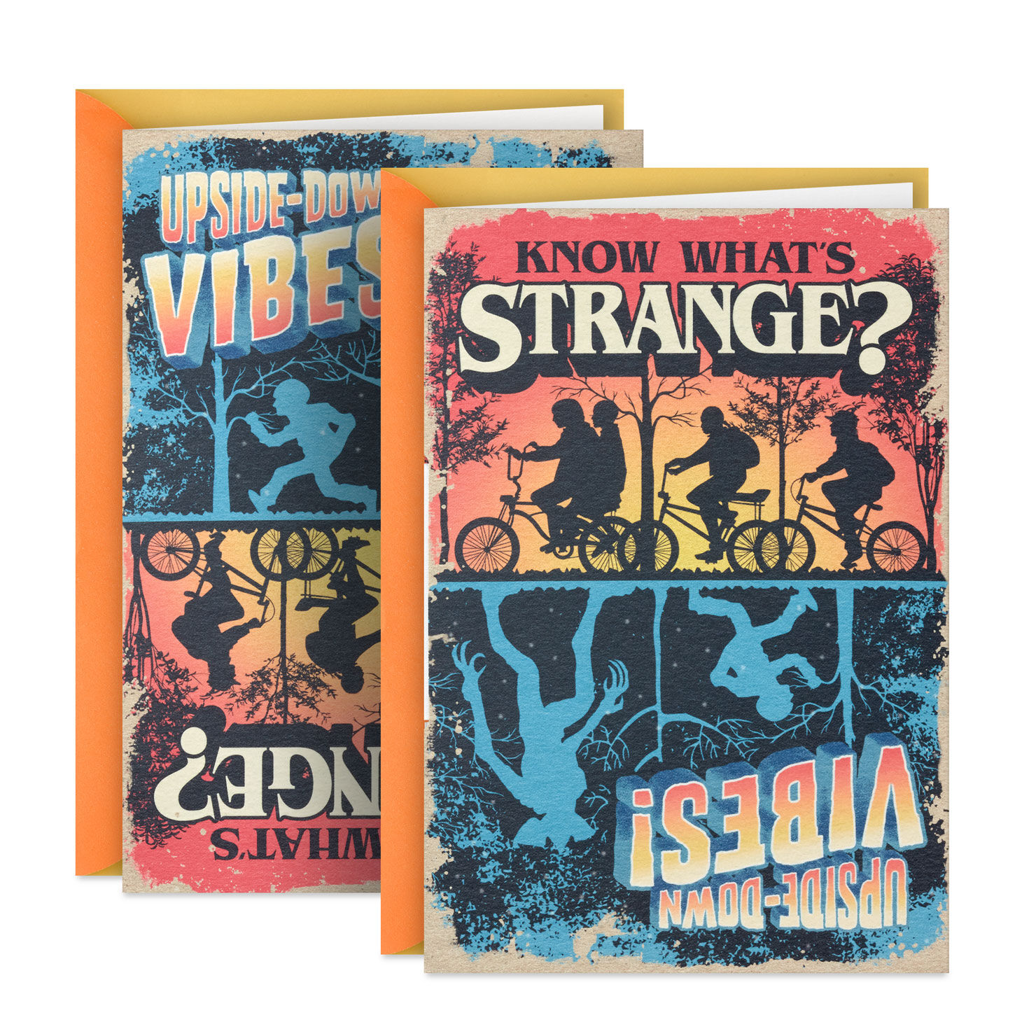 Netflix Stranger Things Upside-Down Vibes Birthday Card