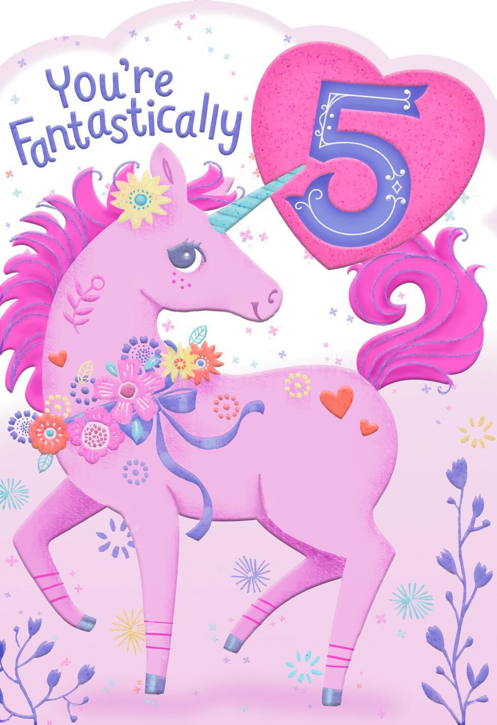Fantastically 5 Birthday Card