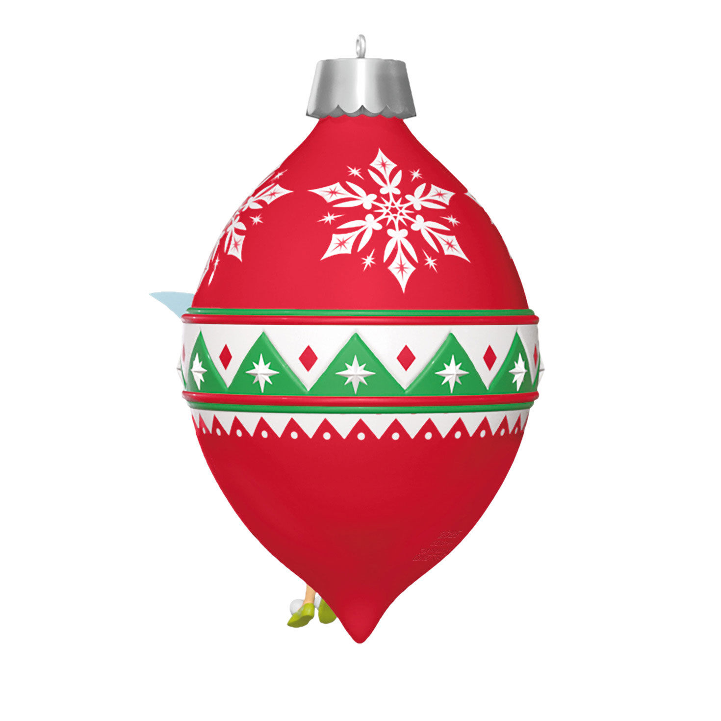 Tinker Bell Trimming Tree Keepsake Ornament back image number 6