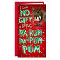 Squirrel Drummer Boy Carol Christmas Card Card Front image number 1