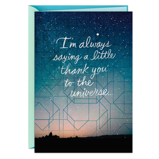 Thank You to the Universe Friendship Card, 