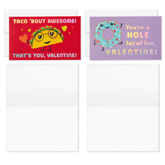 Fun Food Kids Mini Assorted Valentines, Pack of 18, , large image number 3