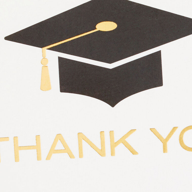 Mortarboard Blank Graduation Thank-You Notes, Pack of 40 - Note Cards ...