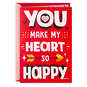 You Make My Heart Happy Musical Valentine's Day Card With Light, , large image number 1