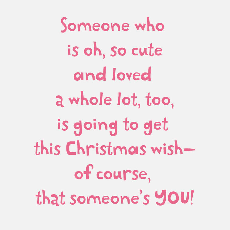 Penguin on Pink Christmas Card for Great-Granddaughter Sentiment image number 2