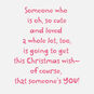 Penguin on Pink Christmas Card for Great-Granddaughter Sentiment image number 2