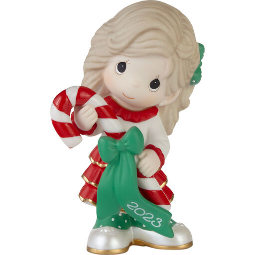 Precious Moments Sweet Christmas Wishes Girl 2023 Figurine, 4.8", 