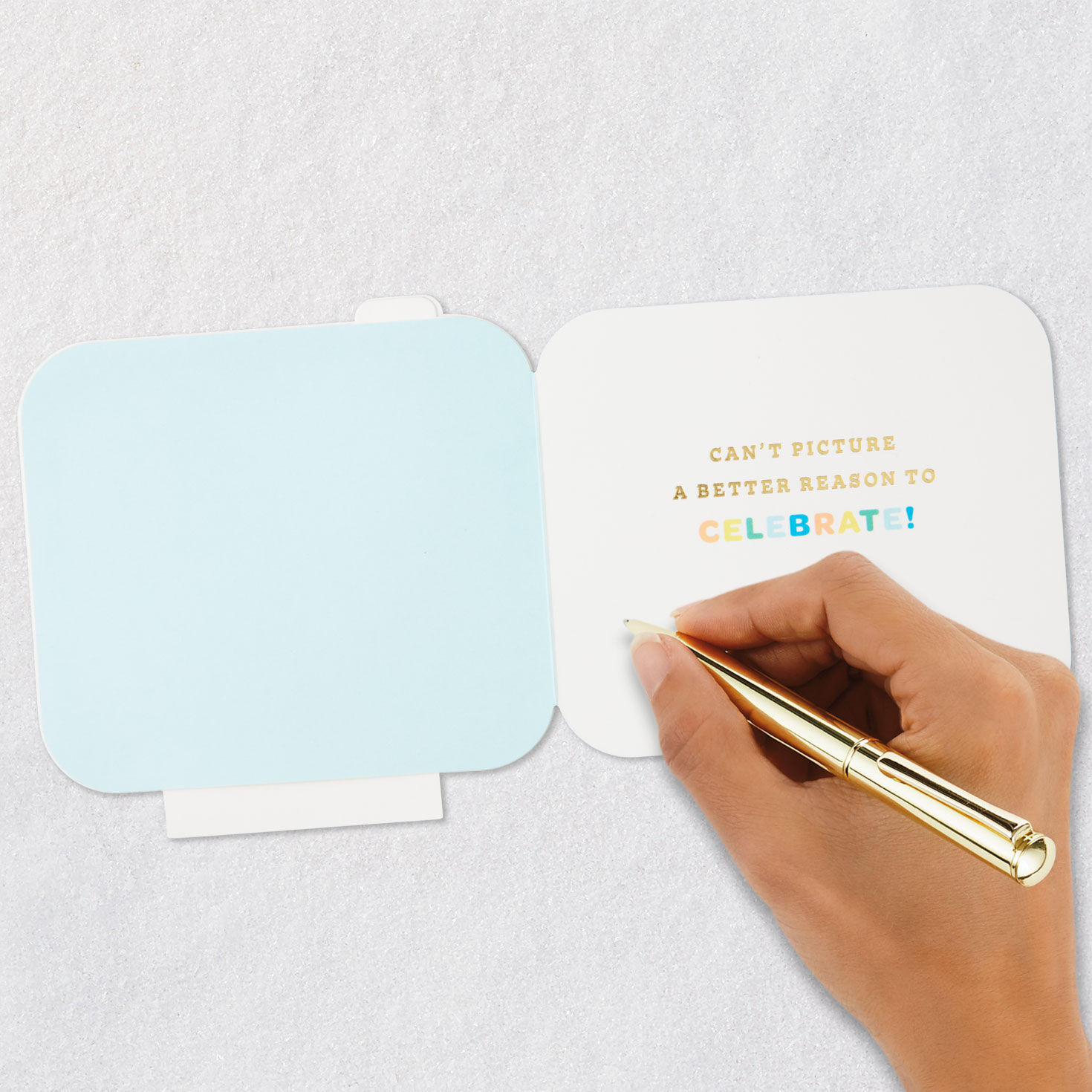 Instant Photo Camera Paper Craft Congrats Card Signing card image number 6