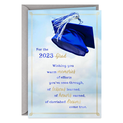 Warm Memories and New Dreams 2023 Graduation Card, 