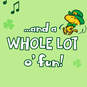 Peanuts® Snoopy and Woodstock Luck and Fun St. Patrick's Day Card, , large image number 2