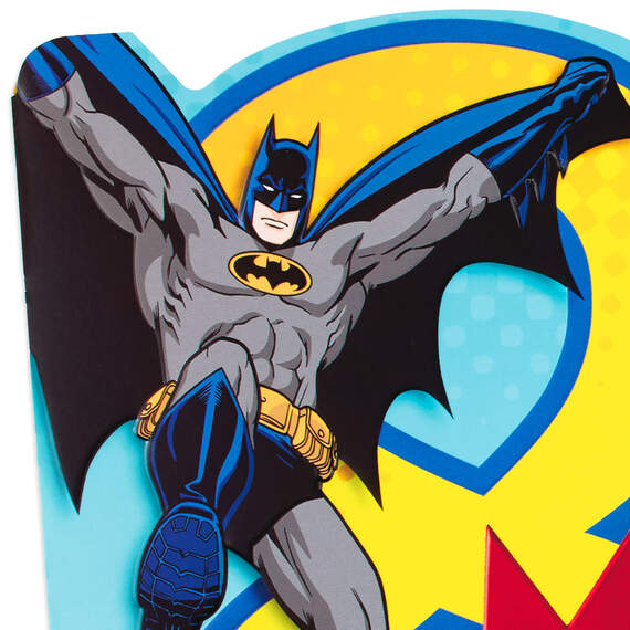 DC Comics™ Batman™ Spanish-Language 8th Birthday Card With Stickers, , large image number 4
