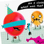 Colorful Balloon Cartoon Funny Birthday Card Card Front Detail image number 4