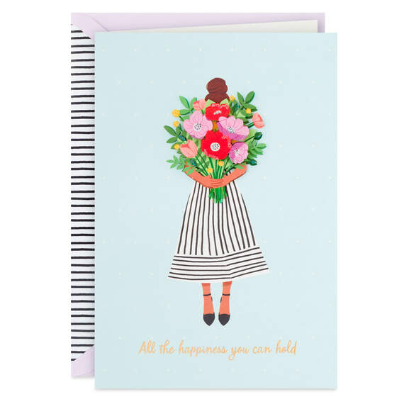 All the Happiness You Can Hold Birthday Card for Her, , large image number 1