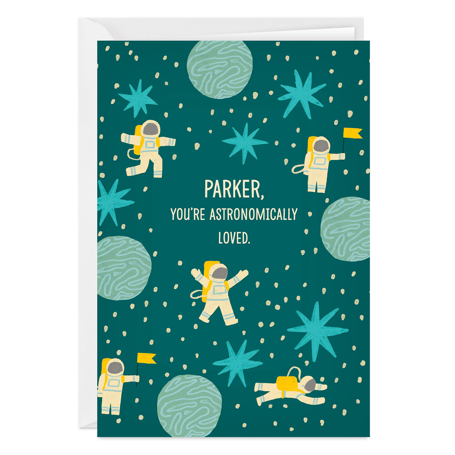 Galaxy of Happy Custom Card