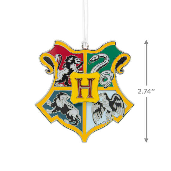 Harry Potter™ Hogwarts™ Crest Metal With Dimension Hallmark Ornament, , large image number 3