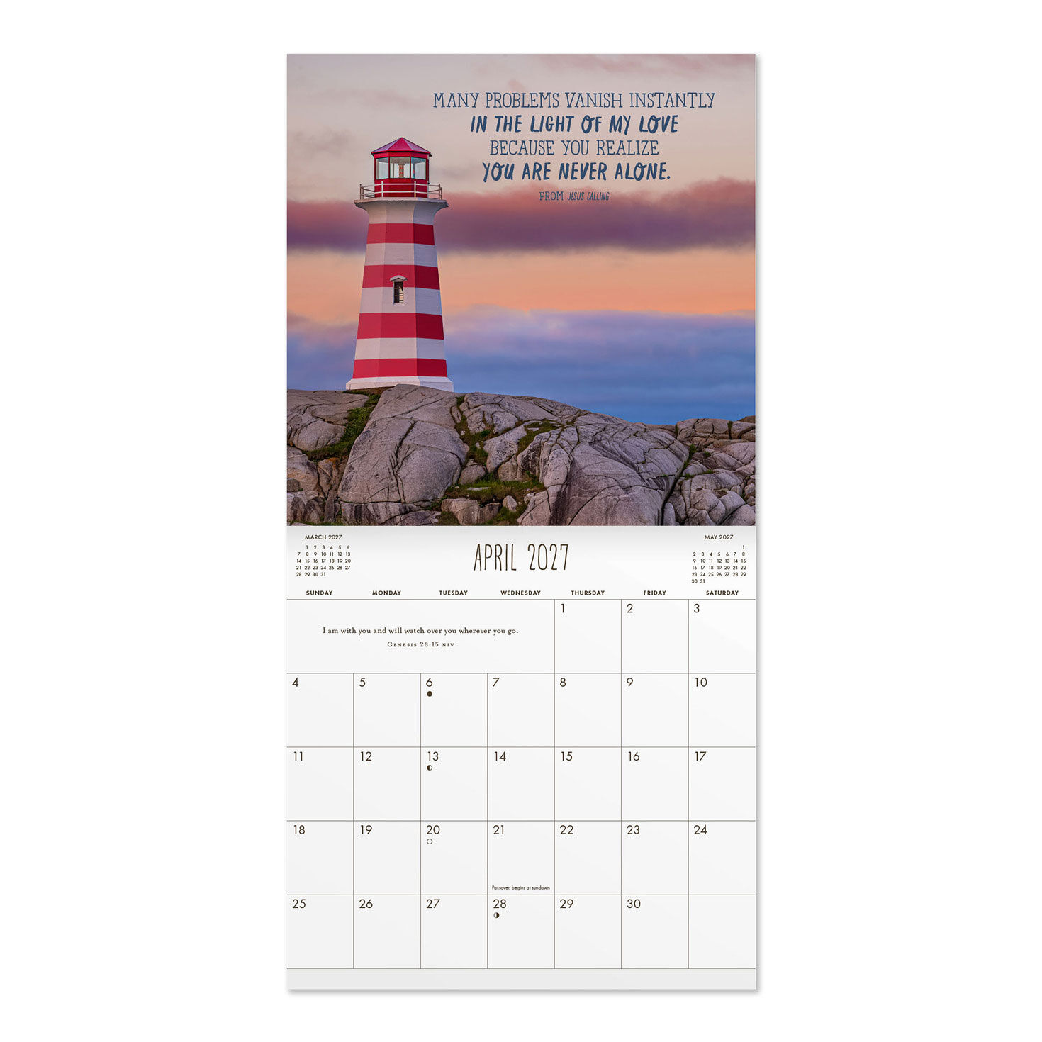 Sarah Young: Jesus Calling 2027 12-Month Wall Calendar inside spread image number 4
