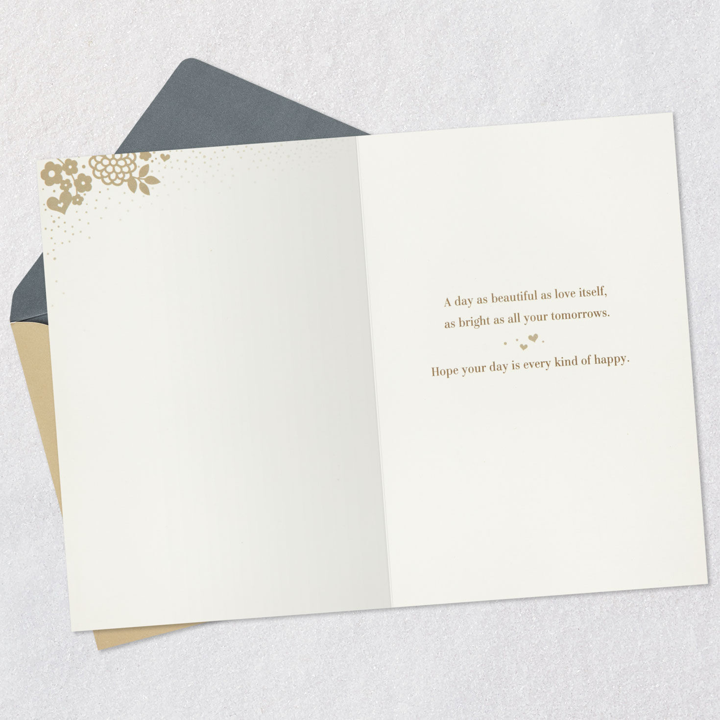 Elegant Lace Mr. and Mrs. Wedding Card, , large image number 3