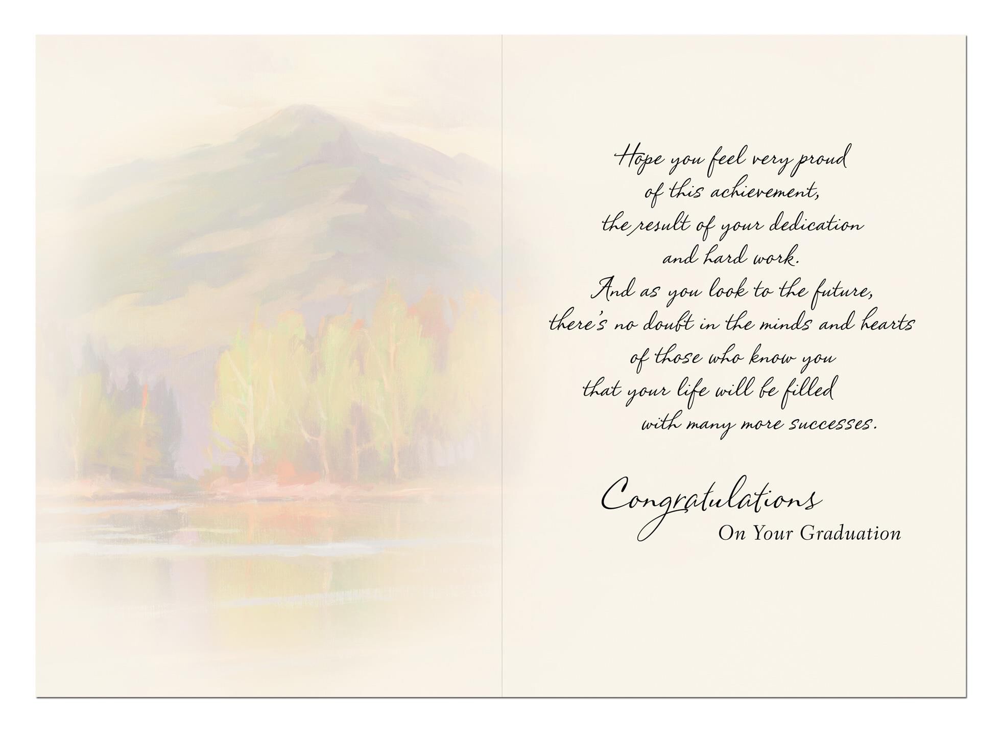 A View from the Mountaintop Graduation Card