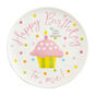 Singing Pink Cupcake Birthday Plate  image number 1