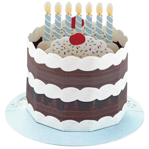 Easy to Celebrate 3D Pop-Up Cake Birthday Card, 