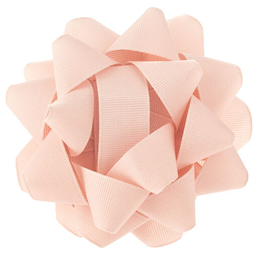 Peach Grosgrain Ribbon Gift Bow, 4.6", 