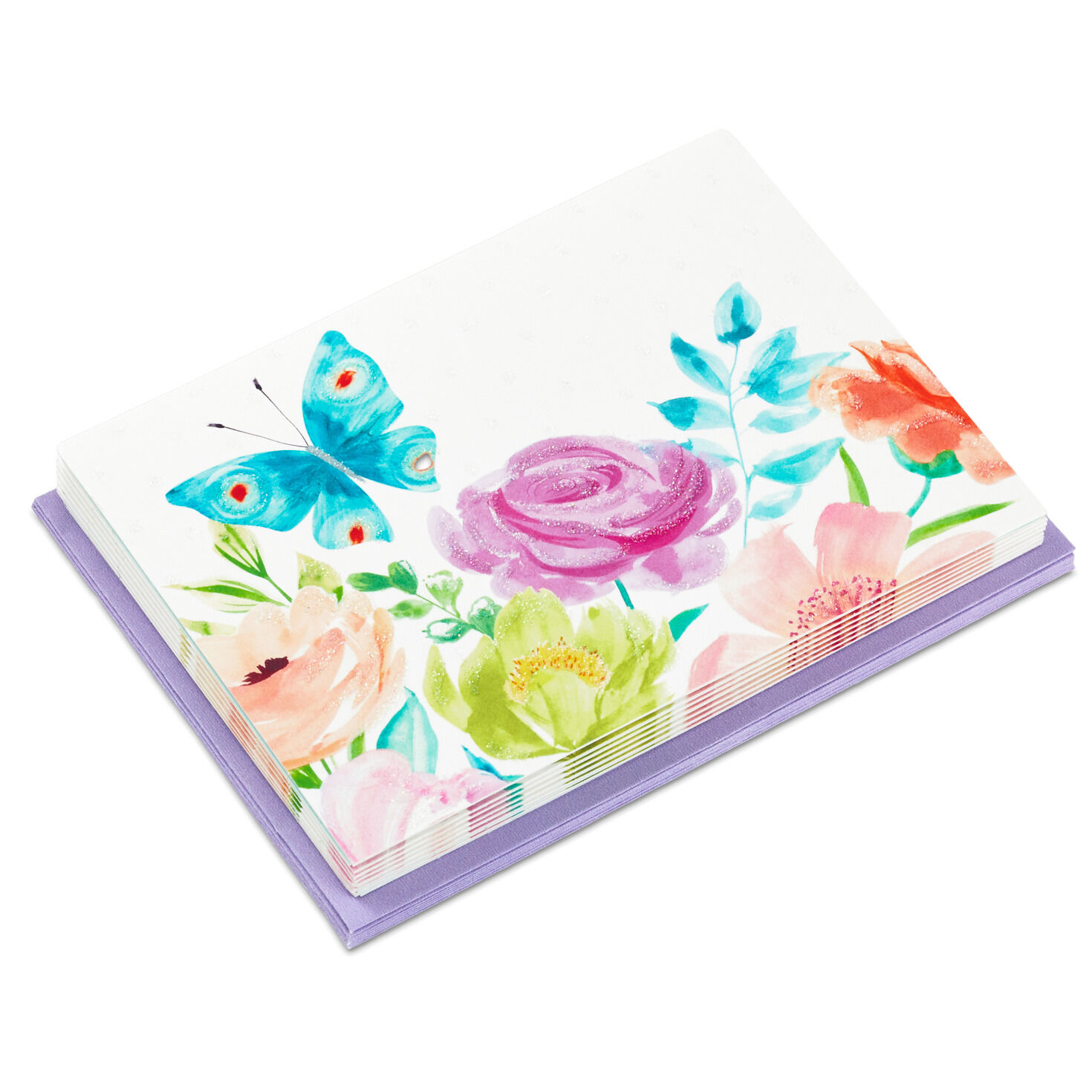 Details about   4 Butterfly Garden Fantasy floral  Dimensional blank greeting cards w envelopes 