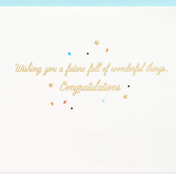 A Future Full of Wonderful Things Graduation Card, , large image number 2