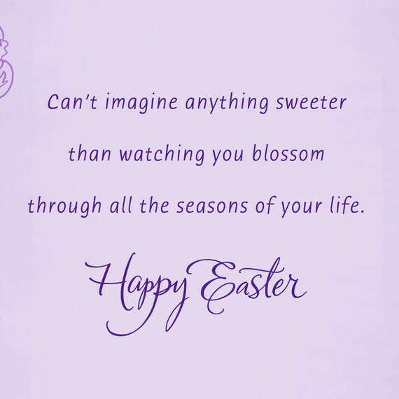 Blessed With Love Easter Card for Granddaughter, , large image number 2