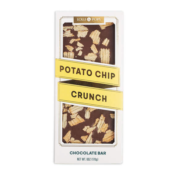 Lolli & Pops Potato Chip Crunch Topp'd Candy Bar, 6 oz., , large image number 1