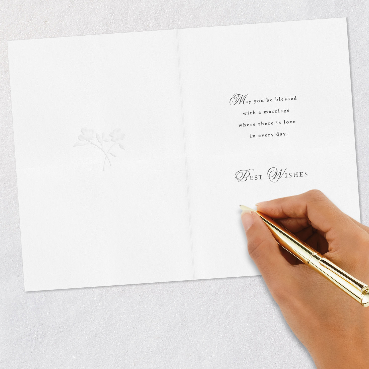 Blessings and Best Wishes Wedding Card, , large image number 6