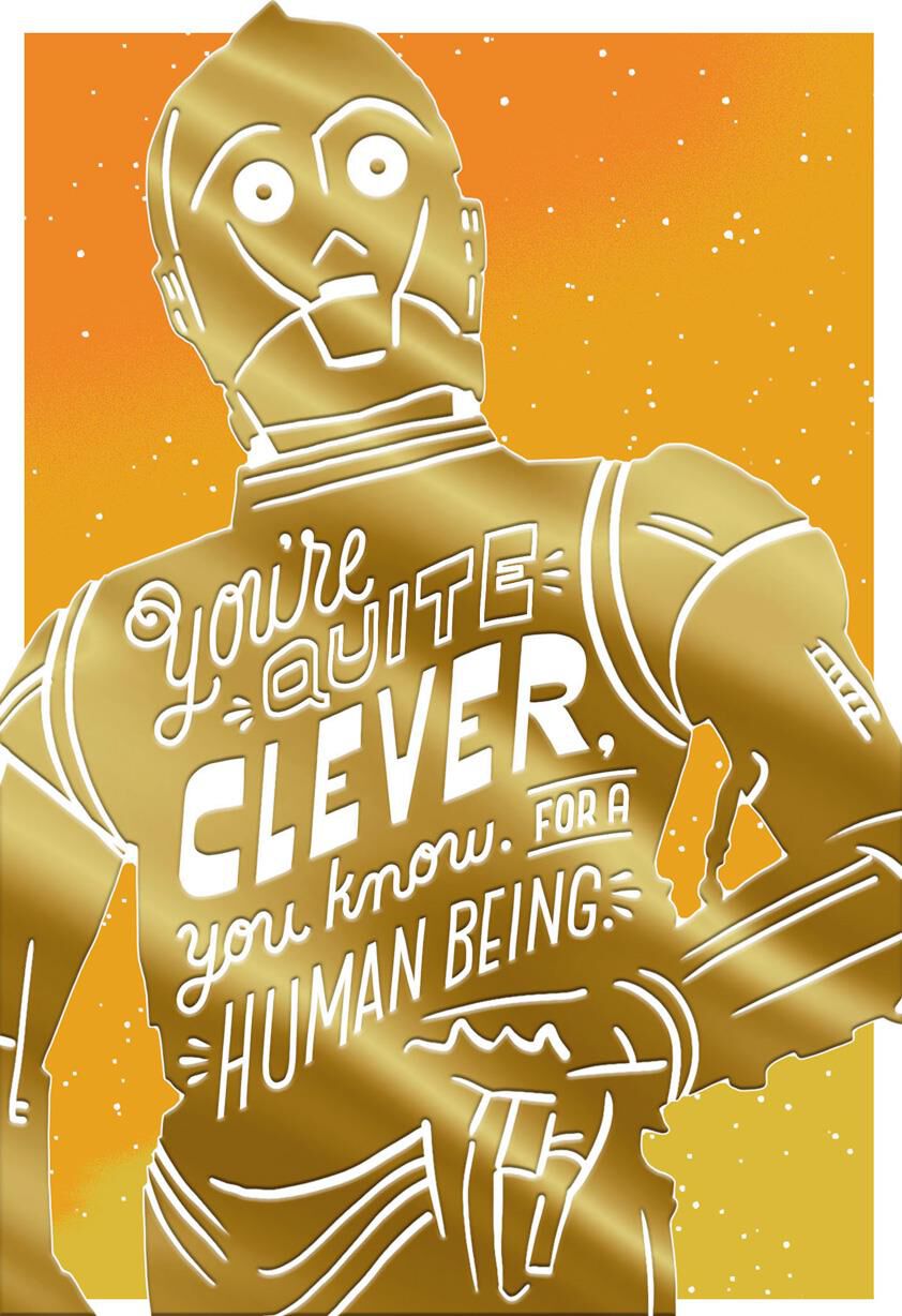 Star Wars™ C-3PO™ Quite Clever Birthday Card