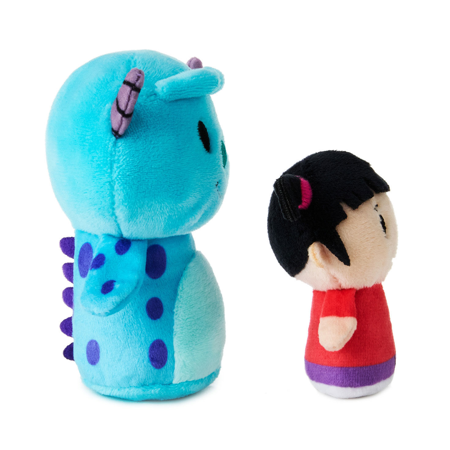 Monsters, Inc. Sulley and Boo Plush itty bittys Set Side image number 3