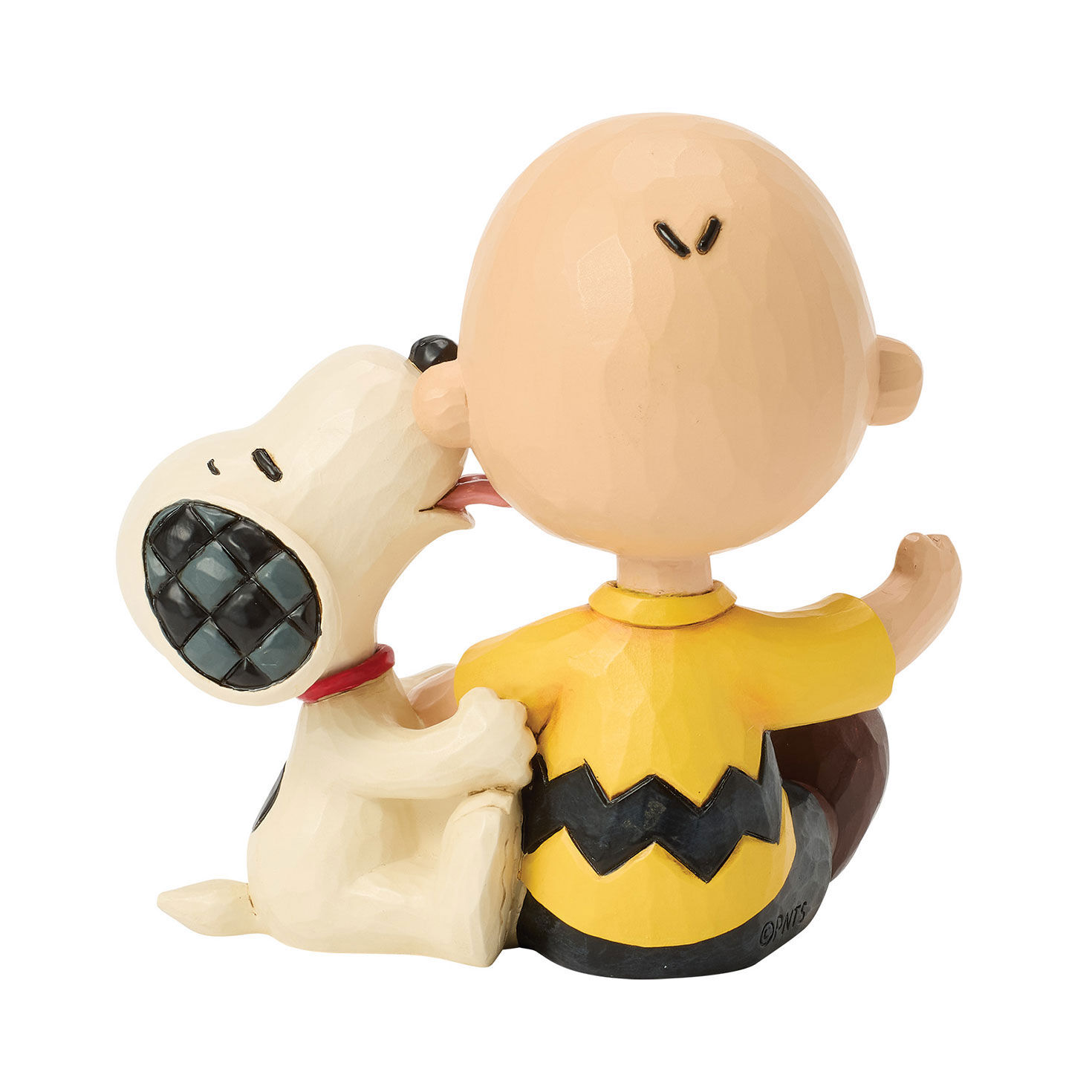 Jim Shore Peanuts Charlie Brown and Snoopy Statue Back image number 2