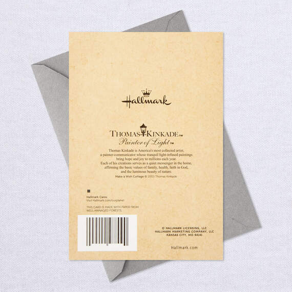 Thomas Kinkade Love Is the Greatest Blessing Anniversary Card for Both, , large image number 7