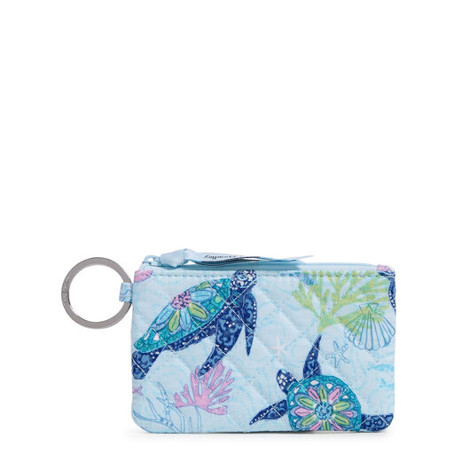Vera Bradley Zip ID Case in Turtle Dream, 