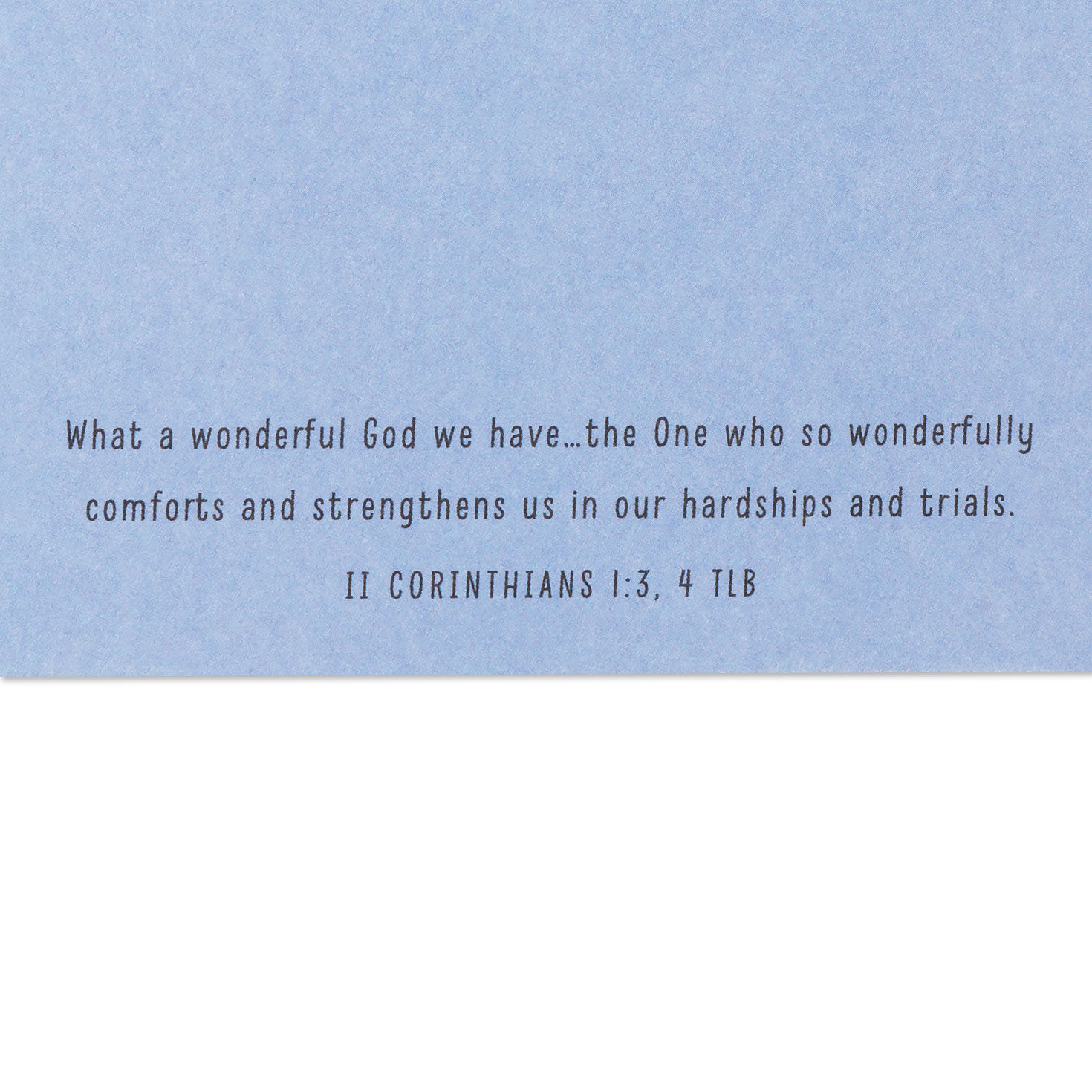 The Tender Grace of Christ Religious Sympathy Card, , large image number 3