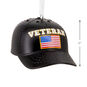Veteran Flag Hat Christmas Ornament measurement image number 3
