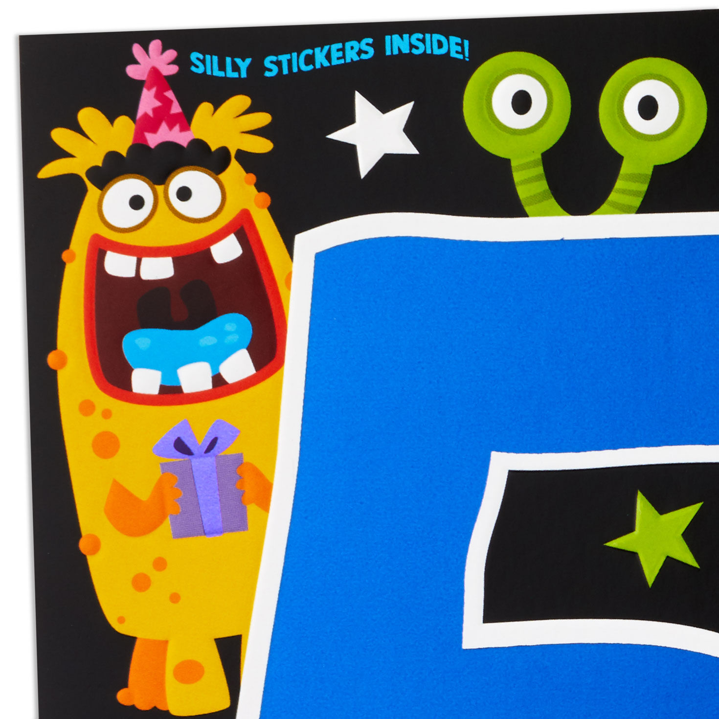 Cute Monsters 5th Birthday Card With Stickers  image number 4