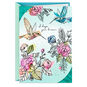 Watercolor Hummingbirds and Flowers Friendship Card Card Front image number 1
